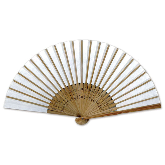 Japanese Fan, Folding Paper Fan, Plum Blossoms