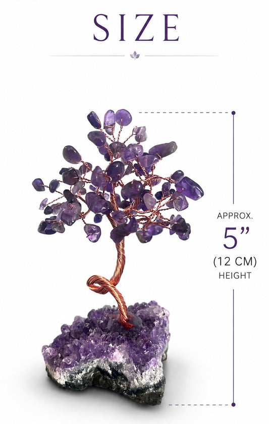 coming soon -Natural Crystal Tree - VIOLET SERENITY - Amethyst -PEACE