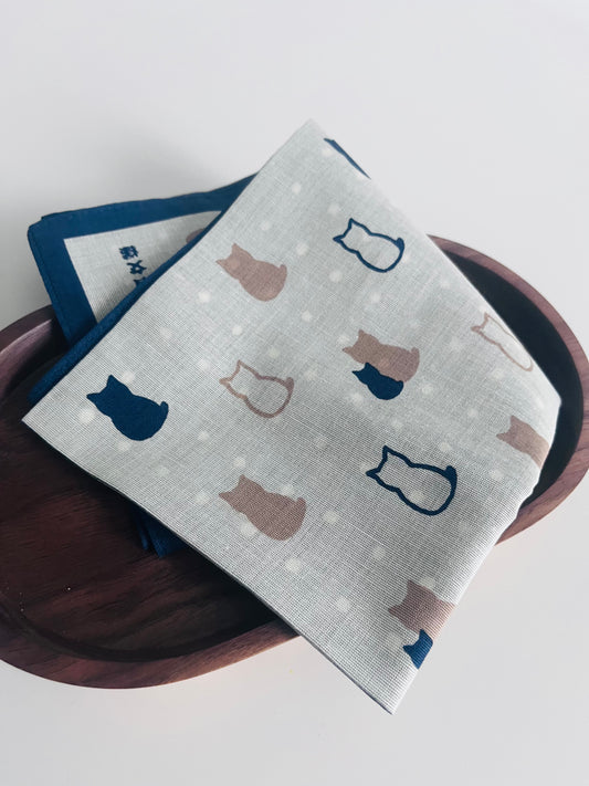 Japanese Hand Towel-Handkerchief-Traditional Japanese Nassen Printing -Tenugui
