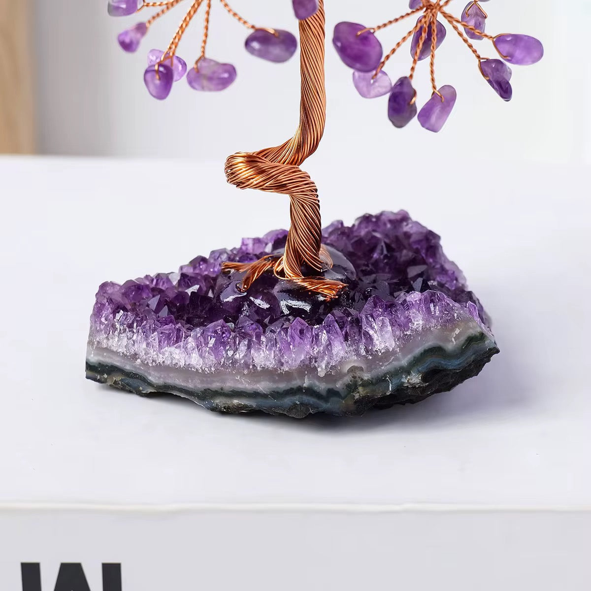 VIOLET SERENITY, Natural Crystal Tree