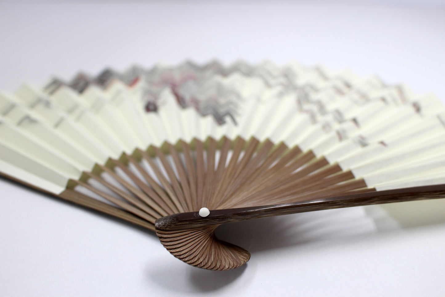 Éventail japonais, Éventail pliant, Oiseau Vermillon