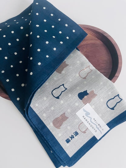 Japanese Hand Towel-Handkerchief-Traditional Japanese Nassen Printing -Tenugui