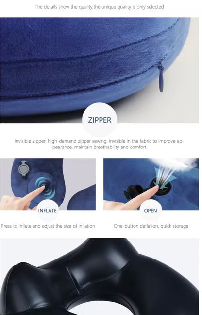 Travel Pillow, inflatable pillow, Compact Design