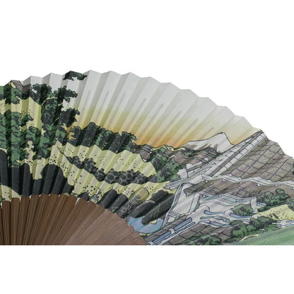 Japanese Folding Fan, Village