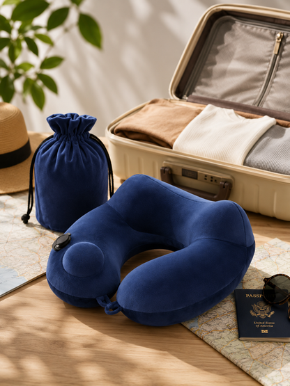 Travel Pillow, inflatable pillow, Compact Design