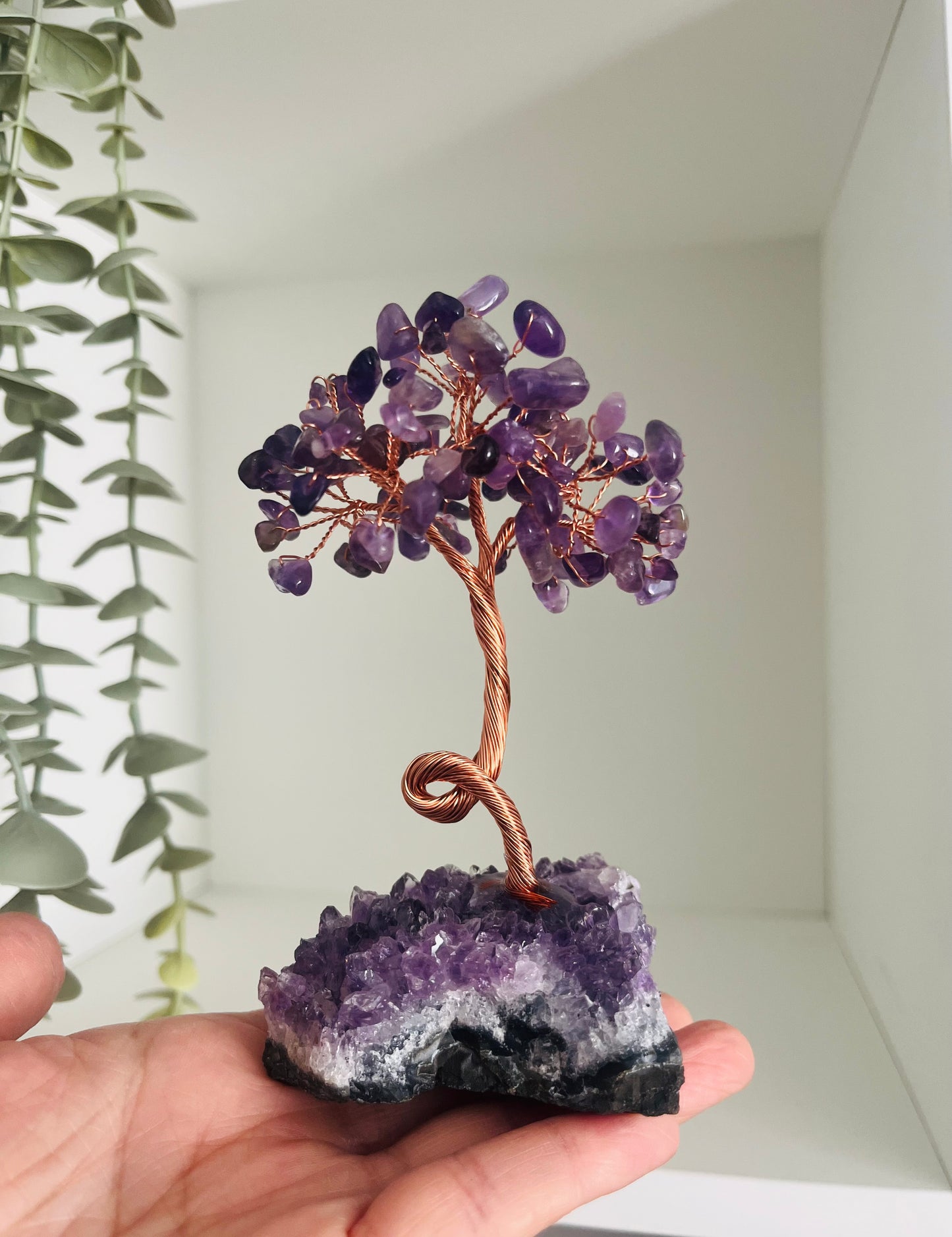 coming soon -Natural Crystal Tree - VIOLET SERENITY - Amethyst -PEACE