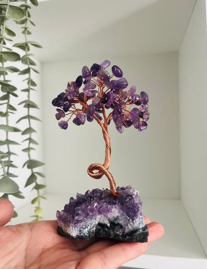 coming soon -Natural Crystal Tree - VIOLET SERENITY - Amethyst -PEACE