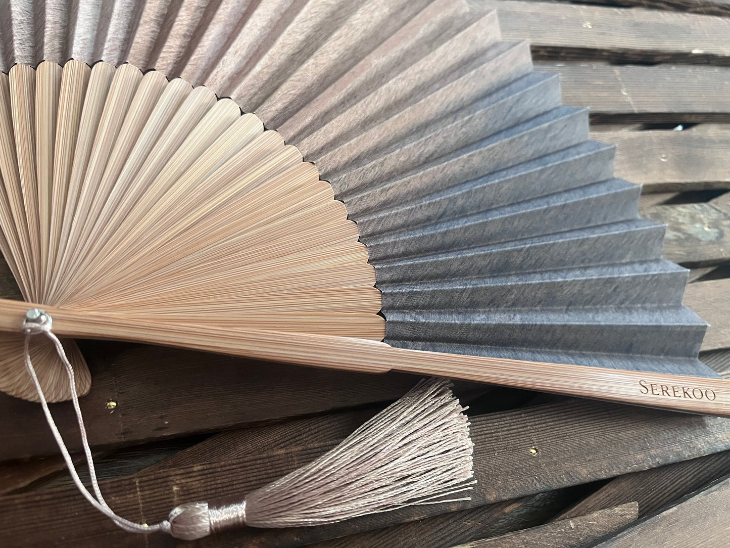 MAPLE HARMONY Chinese folding fan