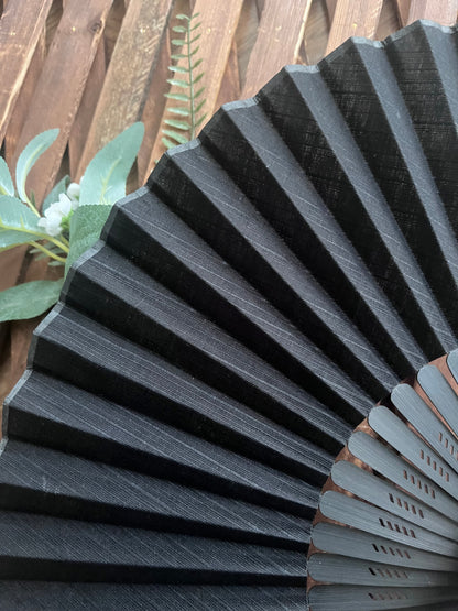MIDNIGHT NOIR, Chinese Folding Fan, coming soon