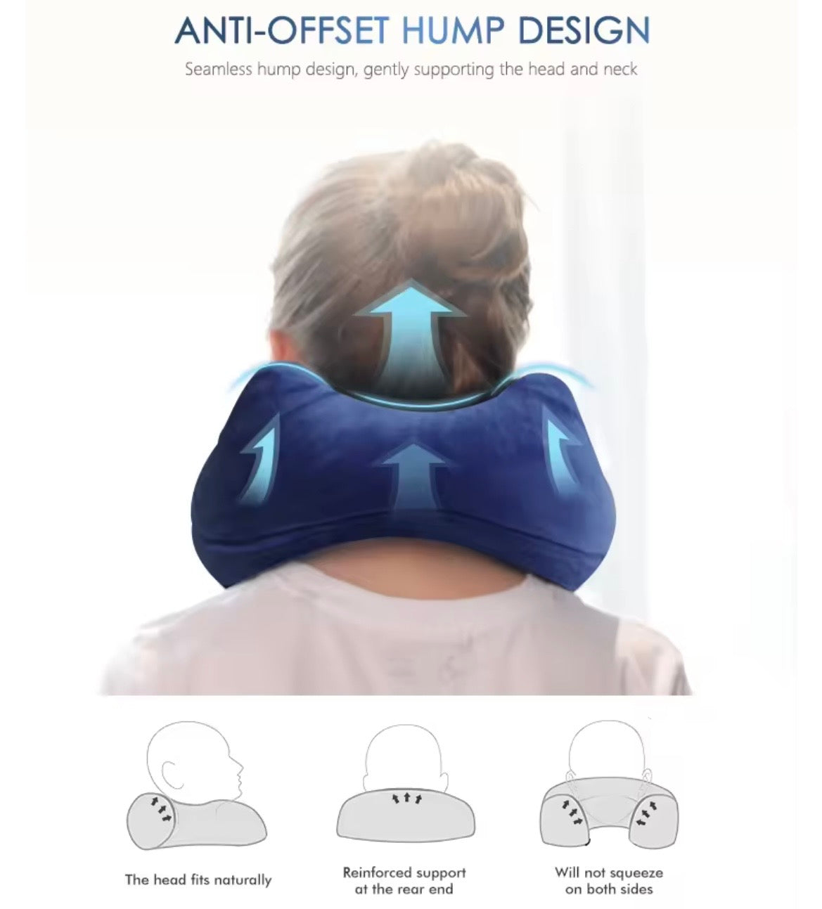 Travel Pillow, inflatable pillow, Compact Design