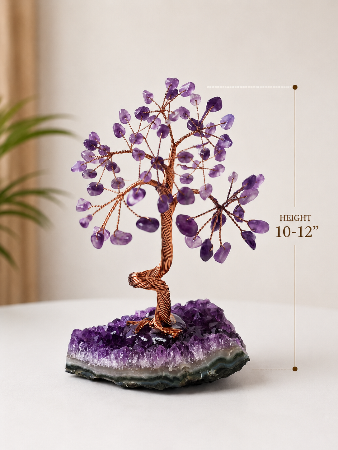 VIOLET SERENITY, Natural Crystal Tree