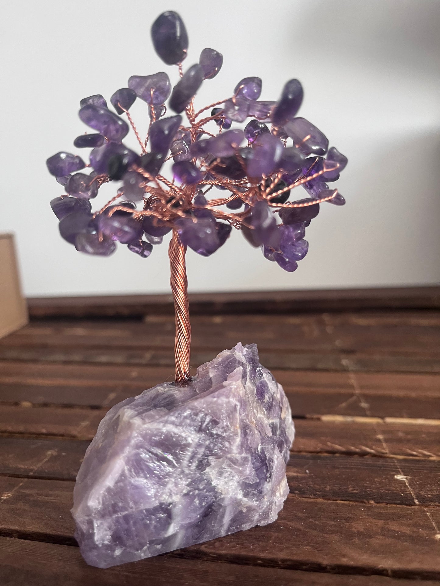 coming soon - Natural Crystal Tree, Stone base, Rose Quartz -LOVE