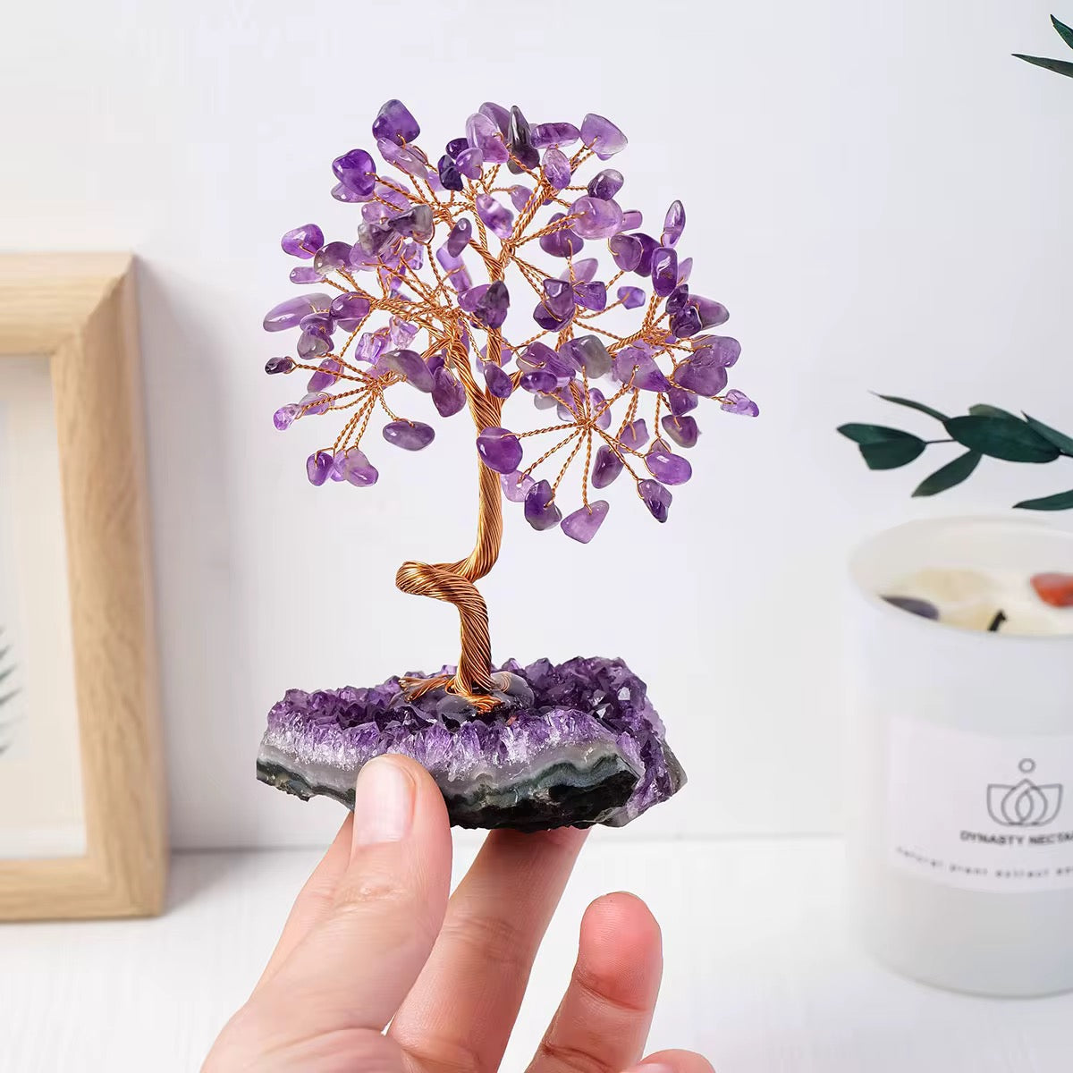 VIOLET SERENITY, Natural Crystal Tree
