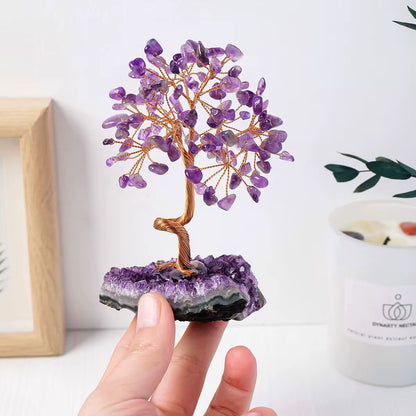 VIOLET SERENITY, Natural Crystal Tree
