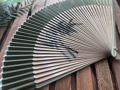 Japanese Folding Fan, Bamboo Shadow