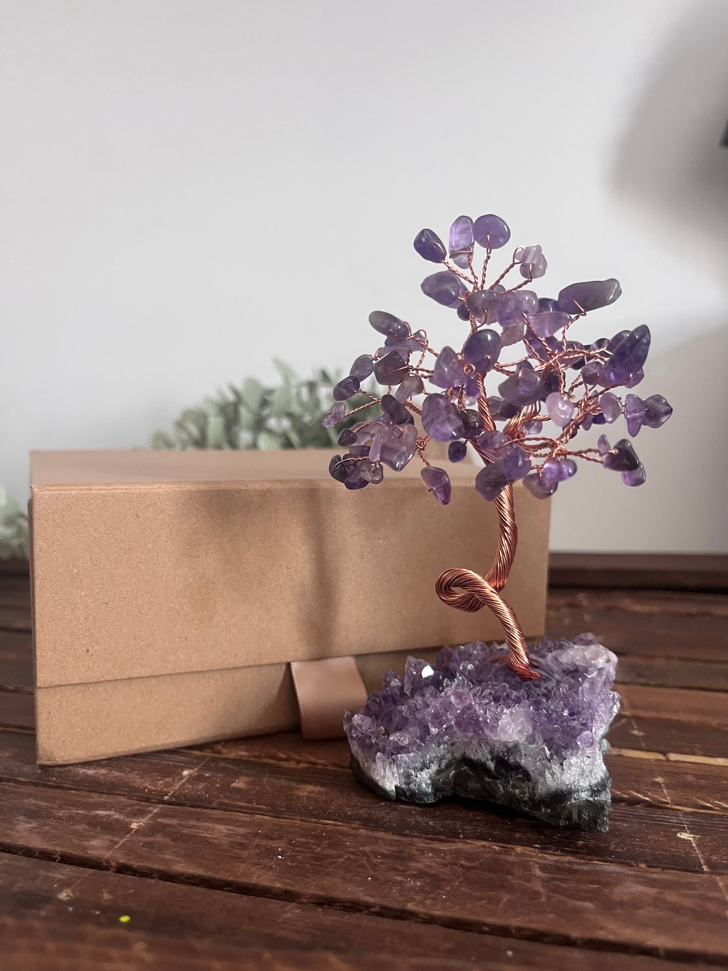 coming soon -Natural Crystal Tree - VIOLET SERENITY - Amethyst -PEACE