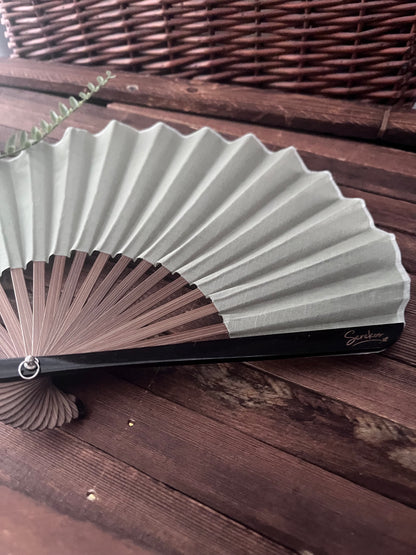 Bamboo Folding fan -SAGE BREEZE