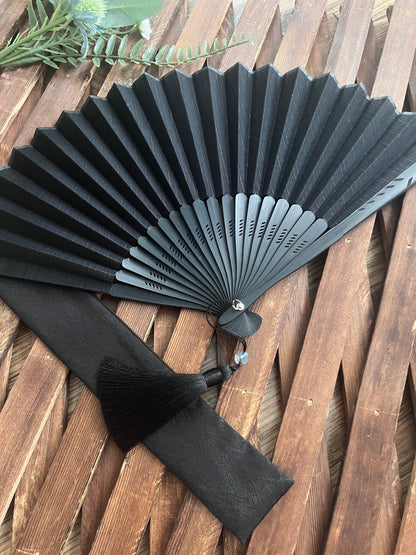MIDNIGHT NOIR, Chinese Folding Fan, coming soon