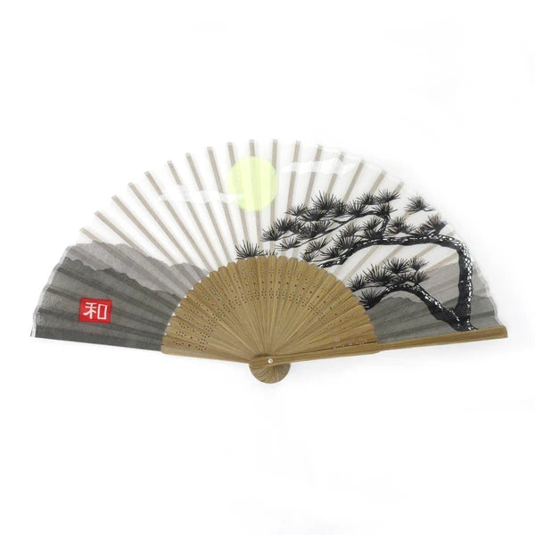 Japanese Fan, Silk Folding Fan. HE -- Coming soon