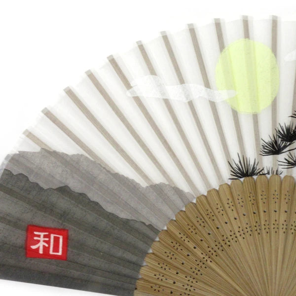 Japanese Fan, Silk Folding Fan. HE -- Coming soon