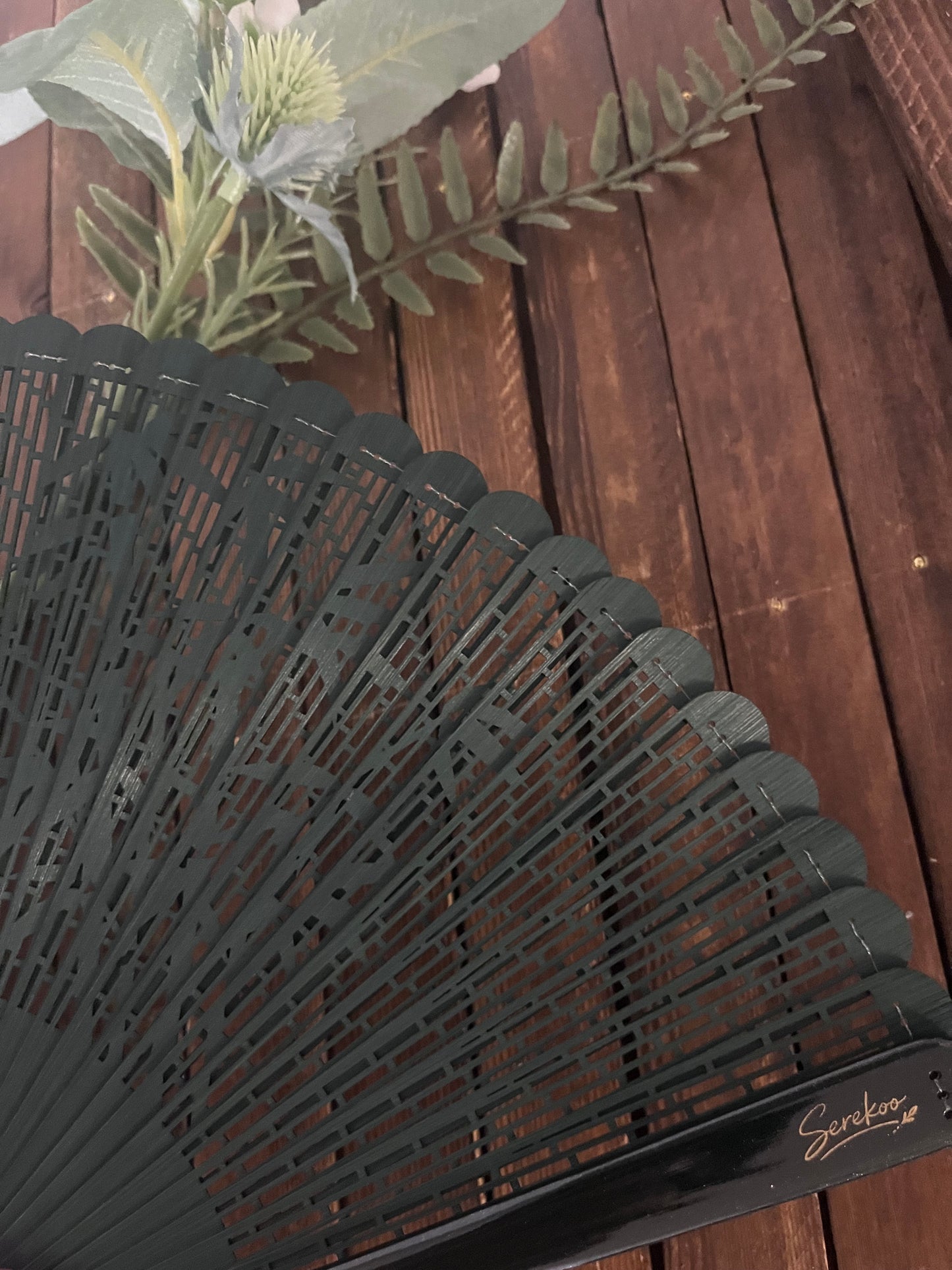 BAMBOO WHISPER, Chinese folding fan