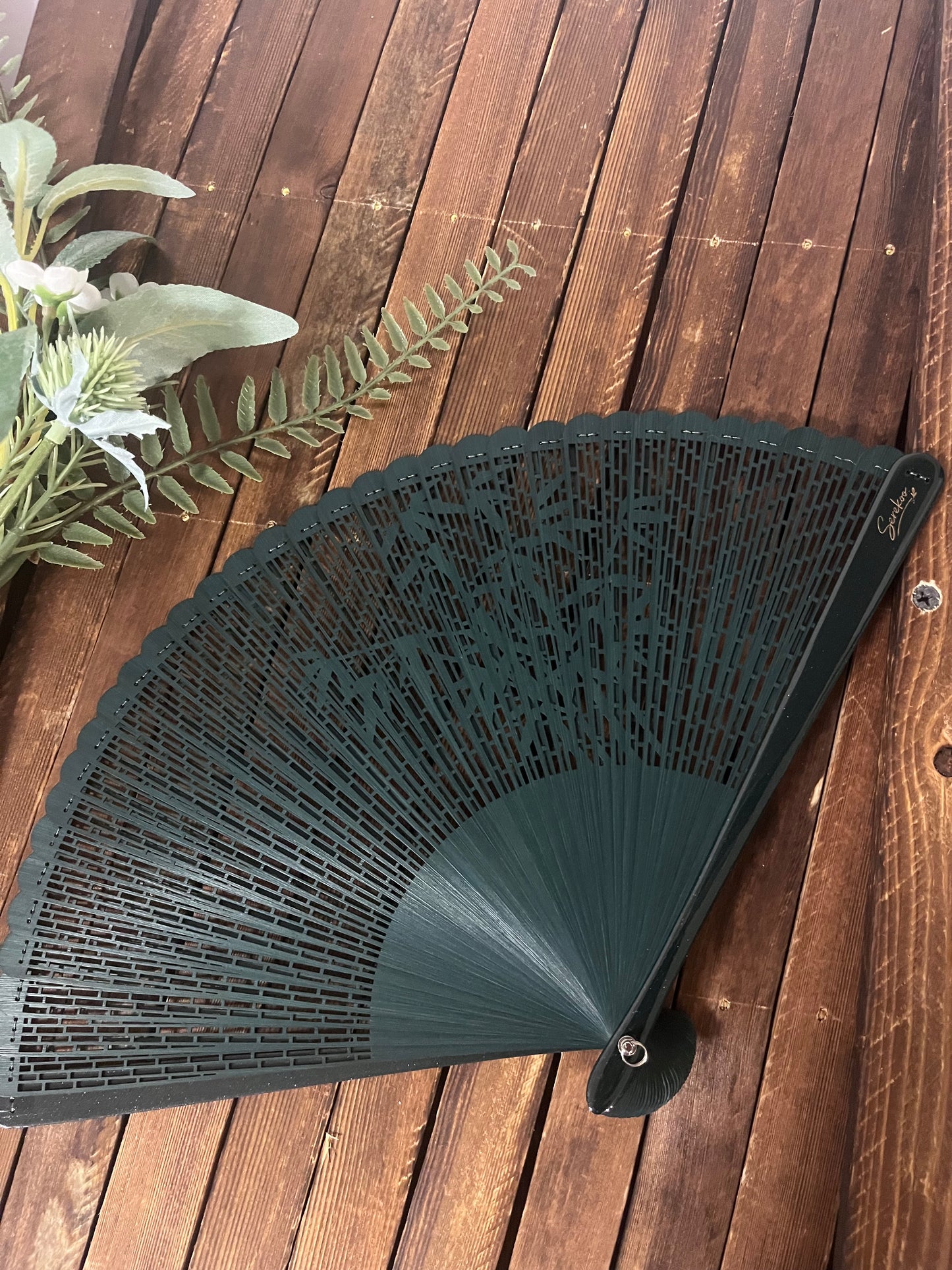 BAMBOO WHISPER, Chinese folding fan