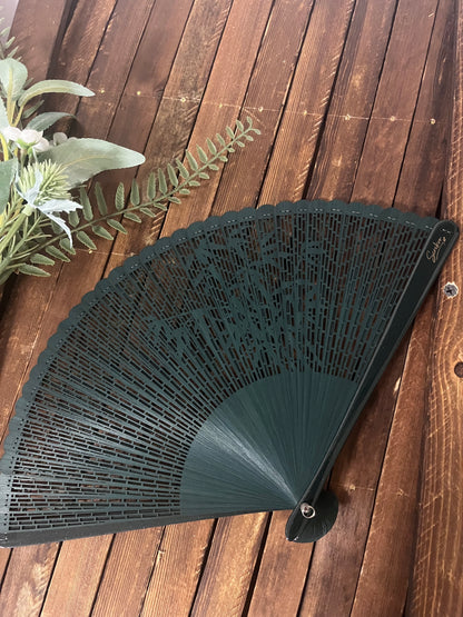 BAMBOO WHISPER, Chinese folding fan