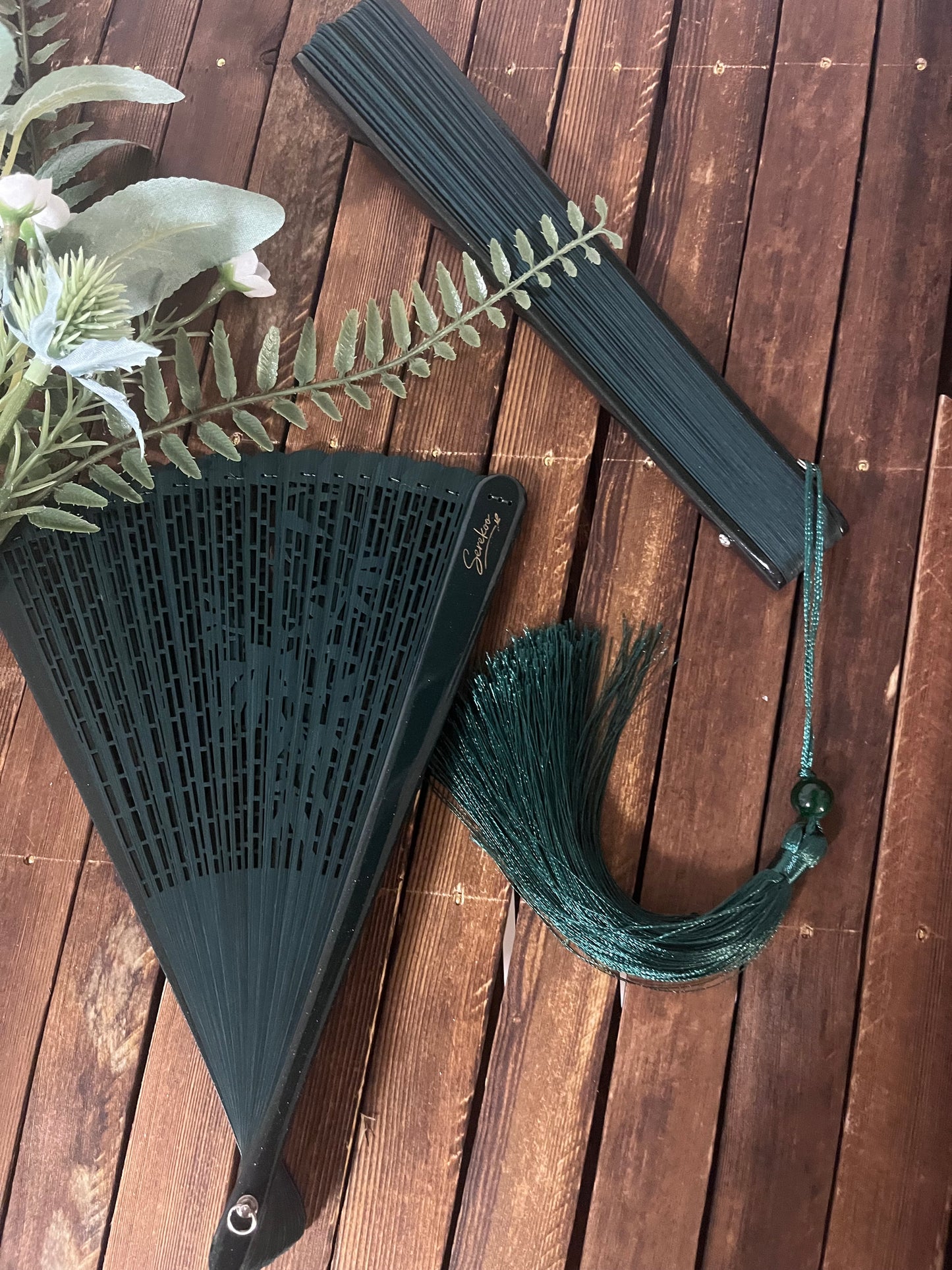 BAMBOO WHISPER, Chinese folding fan