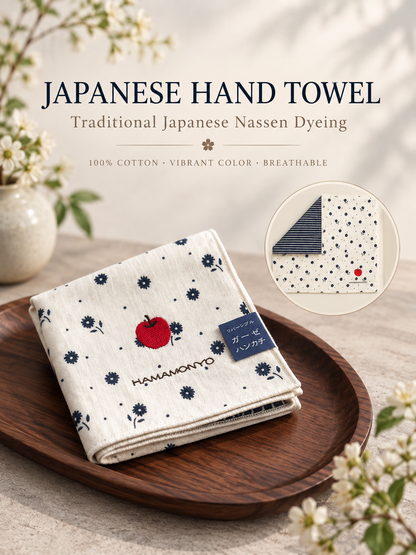 Japanese handkerchief traditional Nassen Dyeing