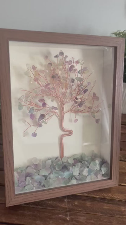 Natural Crystal, wall decor, desk decor. Green Aventurine - GOOD LUCK