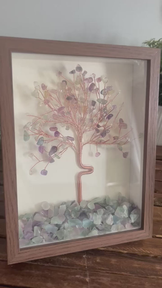 Natural Crystal, wall decor, desk decor. Green Aventurine - GOOD LUCK